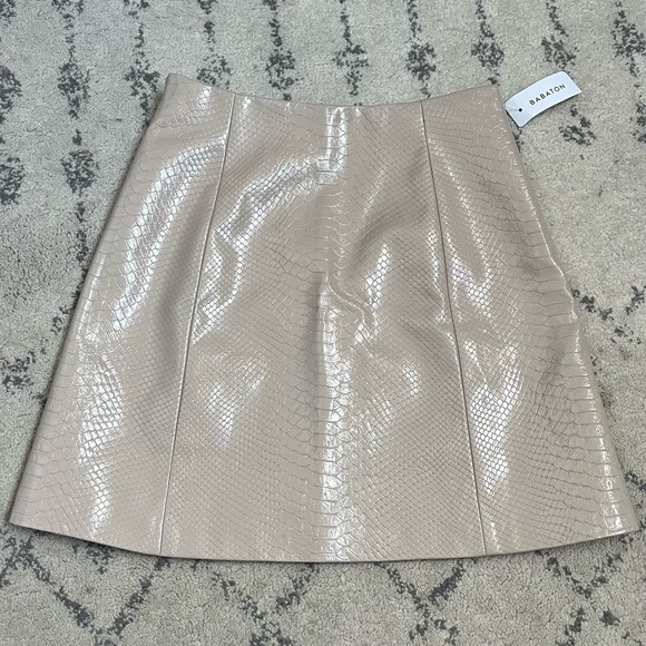Babaton Dresses & Skirts - NWT! babaton faux leather mini skirt